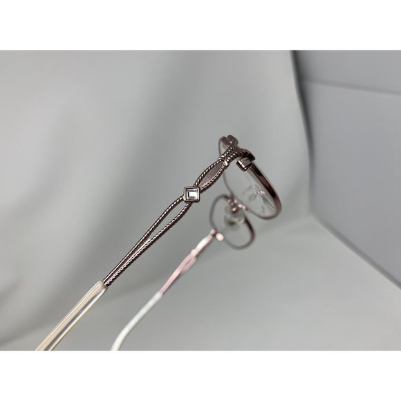 Lady M Collection Eyeglass Frames  Alexa Pink 53 [] 16 130 Rhinestones - Picture 8 of 11